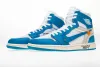 PKGoden ﻿ Jordan 1 Retro High Off-White University Blue, AQ0818-148 US14