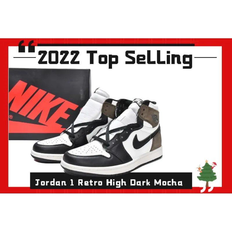 PKGoden   Jordan 1 Retro High Dark Mocha , 555088-105