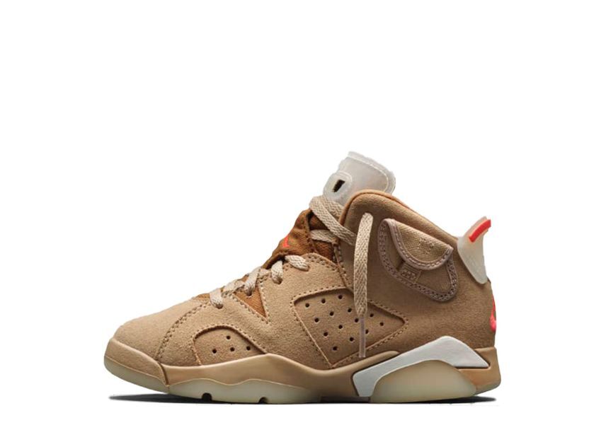 PKGoden   Air Jordan 6 Travis Scott British Khaki,DH0690-200