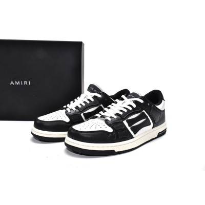 PKGoden AMIRI Skel Top Low Black White, MFS003-004 02