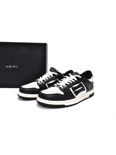 PKGoden AMIRI Skel Top Low Black White, MFS003-004 02
