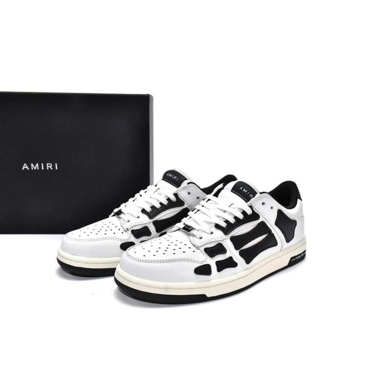 PKGoden AMIRI Skel Top Low Full Whtie Black, MFS003-111