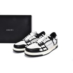 PKGoden AMIRI Skel Top Low White Black, MFS003-004