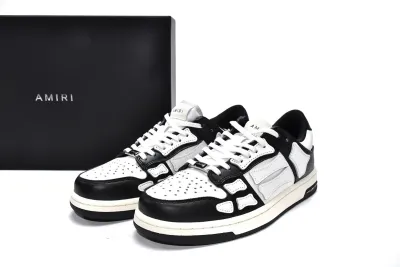 PKGoden AMIRI Skel Top Low White Black, MFS003-004 02