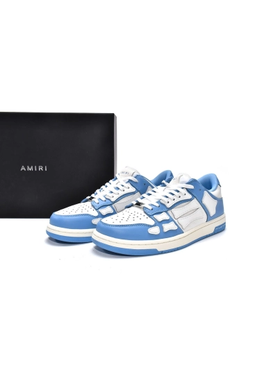 PKGoden AMIRI Skel Top Low White Blue, MFS003-462 02
