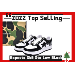 PKGoden  Bapesta Sk8 Sta Low Black 1G70-109-0001