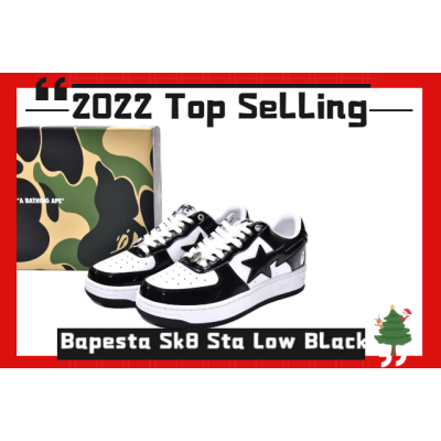 PKGoden  Bapesta Sk8 Sta Low Black 1G70-109-0001 01