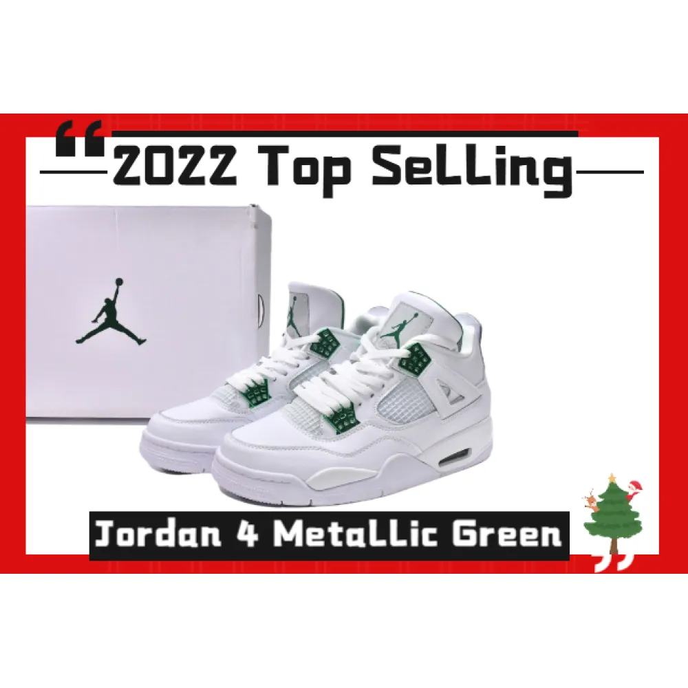 PKGoden  Jordan 4 Retro Metallic Green,  CT8527-113