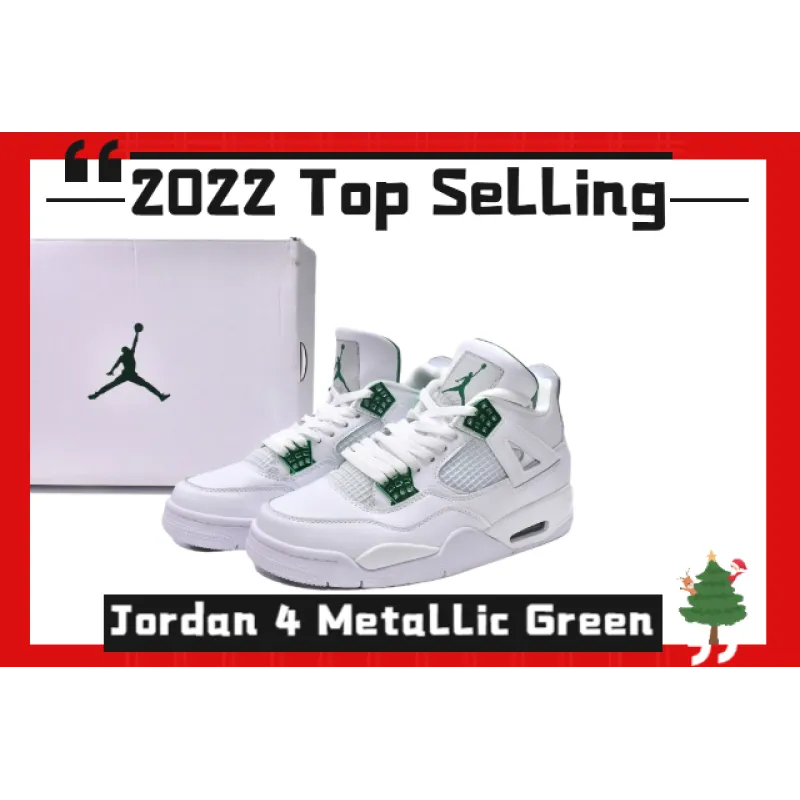 G5 Jordan 4 Retro Metallic Green,  CT8527-113