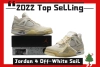 PKGoden  Jordan 4 Retro Off-White Sail (W), CV9388-100