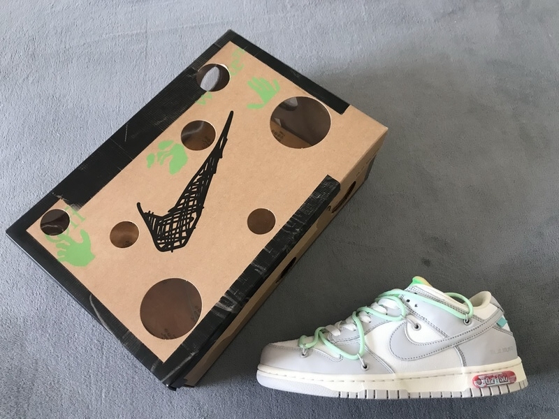PKGoden  OFF WHITE x Dunk SB Low The 50 NO.7, DM1602-108