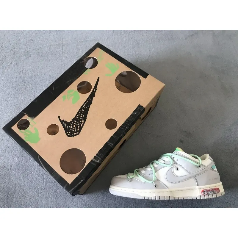 PKGoden  OFF WHITE x Dunk SB Low The 50 NO.7, DM1602-108