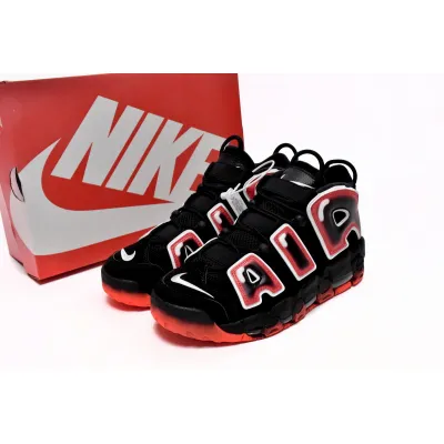 PKGoden More Uptempo Black White Laser Crimson, CJ6129-001 01