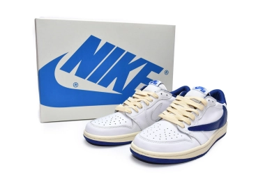 PKGoden   Travis Scott x Air Jordan 1 Low WhiteBlue,DM9868-218 01