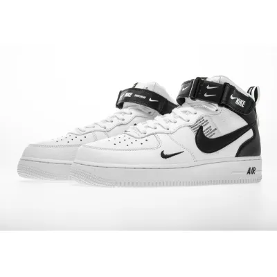 GET Air Force 1 Mid Utility White Black, 804609-103 02
