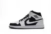 GET  Jordan 1 Mid White Black (GS),554725-113