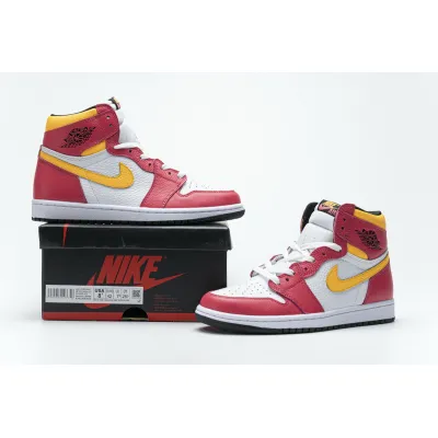 GET Jordan 1 Retro High OG Light Fusion Red, 555088-603 01