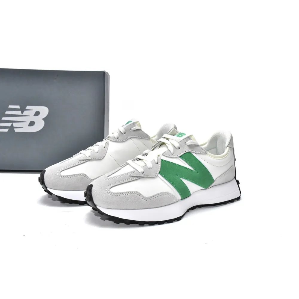 PKGoden  New Balance 327 White Green,  WS327LG