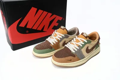 POP   Travis Scott x Air Jordan 1 Low OG Olive, DZ7292-200 01