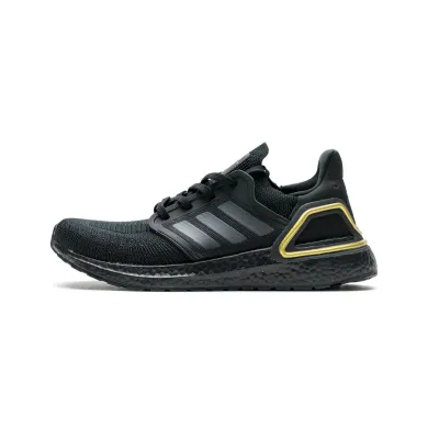 PKGoden  Ultra Boost 20 Core Black Gold Metallic, EG0754 01