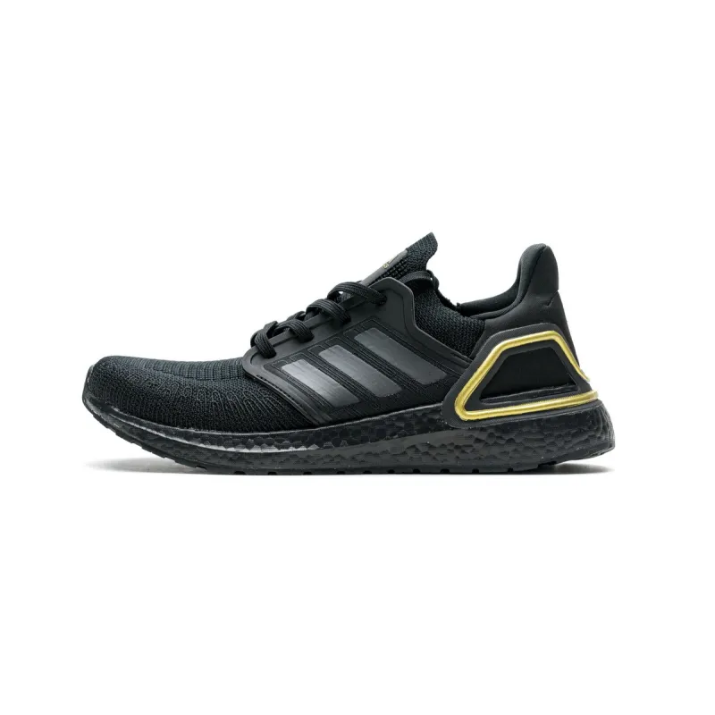 PKGoden  Ultra Boost 20 Core Black Gold Metallic, EG0754