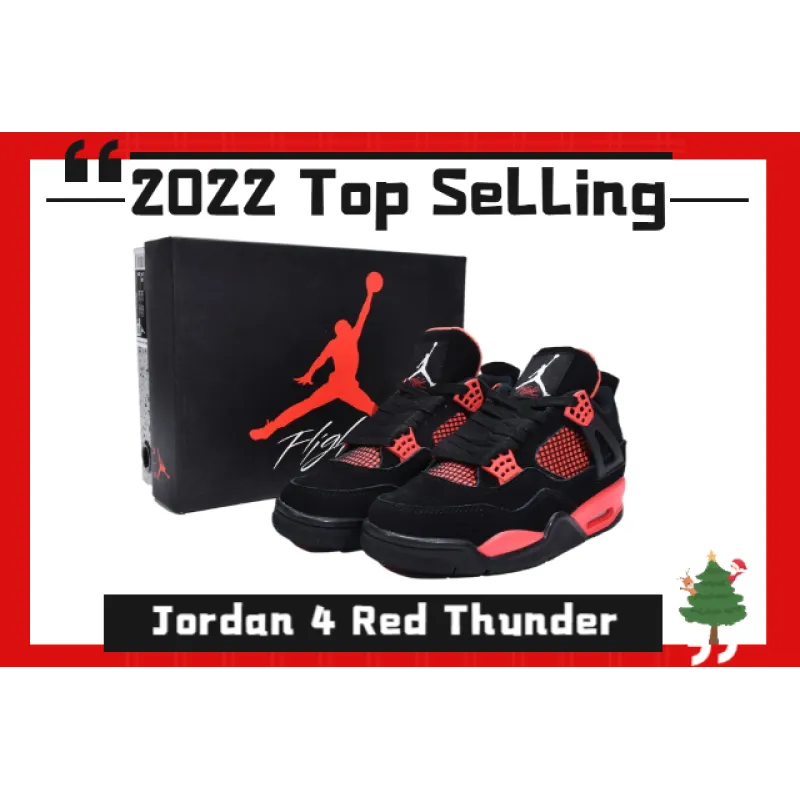 G5 Jordan 4 Retro Red Thunder, CT8527-016