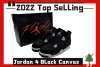 PKGoden  Jordan 4 Retro Black Canvas, DH7138-006