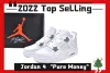 PKGoden  Air Jordan 4 Retro Pure Money, 308497-100