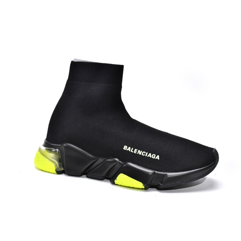 PKGoden   Balenciaga Speed Trainer Black Green