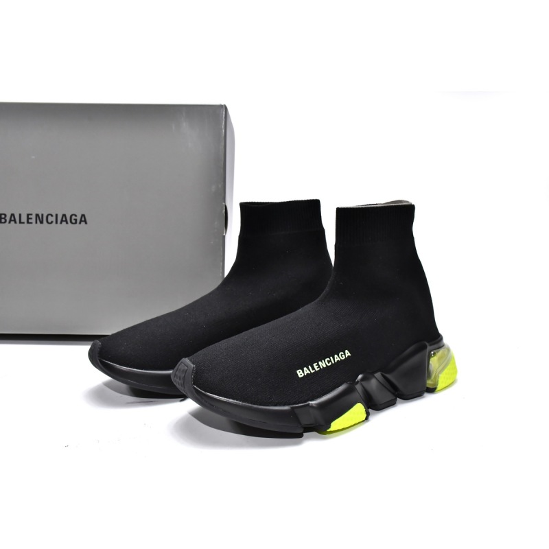 PKGoden   Balenciaga Speed Trainer Black Green