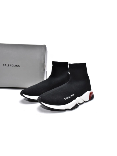 PKGoden    Balenciaga Speed Trainer Black Orange 02