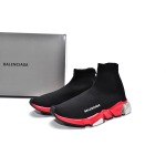 PKGoden   Balenciaga Speed Trainer Black Red