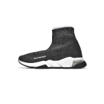 PKGoden   Balenciaga Speed Trainer Silver