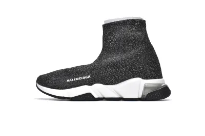 PKGoden    Balenciaga Speed Trainer Silver 01