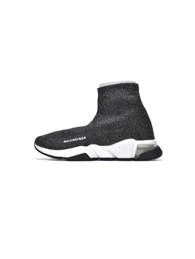 PKGoden    Balenciaga Speed Trainer Silver 01