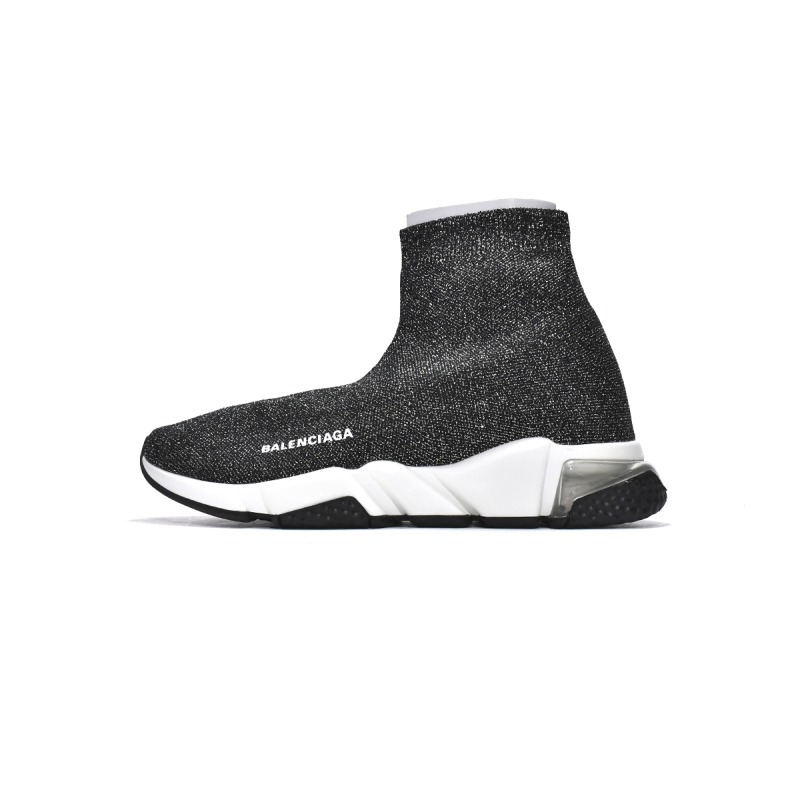 PKGoden   Balenciaga Speed Trainer Silver