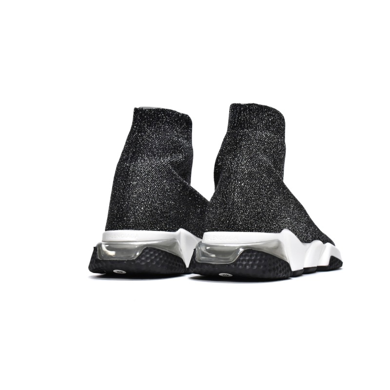 PKGoden   Balenciaga Speed Trainer Silver