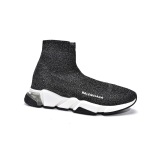 PKGoden   Balenciaga Speed Trainer Silver