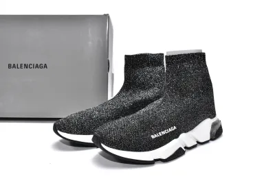 PKGoden    Balenciaga Speed Trainer Silver 02