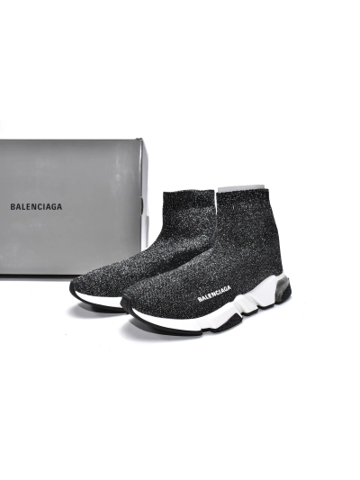 PKGoden    Balenciaga Speed Trainer Silver 02