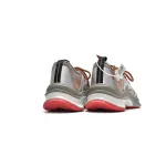 PKGoden  680900-UF310-1270 Gucci Run Sneakers Grey Red