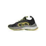 PKGoden  680939-USM10-8480 Gucci Run Sneakers Black Yellow