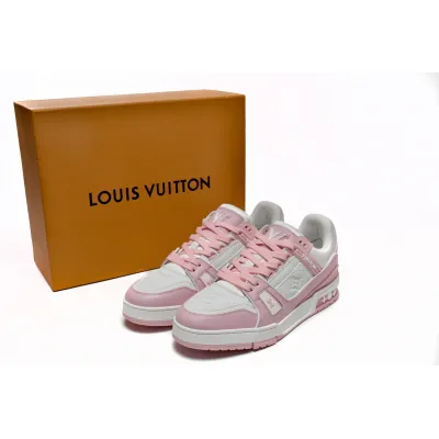 PKGoden   Louis Vuitton Trainer Rose Pink ,VL0231  01
