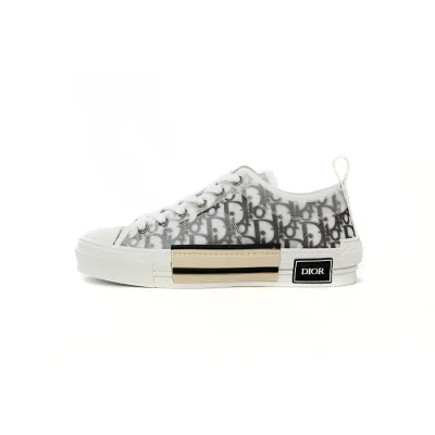 PKGoden  Dior B23 HT Oblique Transparency Low H565 White Black 01