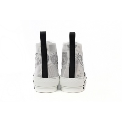 PKGoden  Dior B23 Oblique Transparency High H565 White Black 02