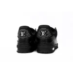  Louis Vuitton Trainer All Black Embossing 1AARER 