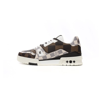   Louis Vuitton Trainer Brown ,1AAST3, Replica Shoes 01