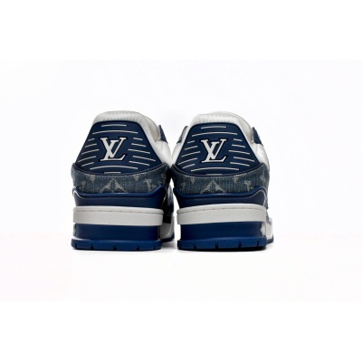 Louis Vuitton Trainer Cowboy Blue FD0291  02