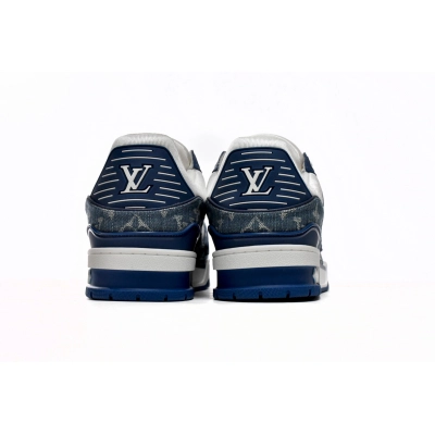  Louis Vuitton Trainer Cowboy Blue FD0291, Replica Shoes 02