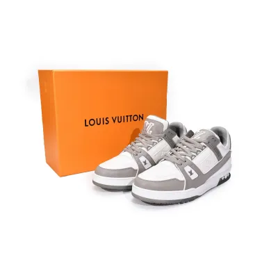  Louis Vuitton Trainer Grey White VL1210  01